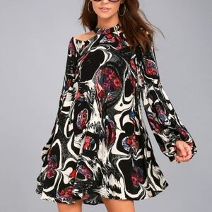 Free People Drift Away Tunic Mini Dress